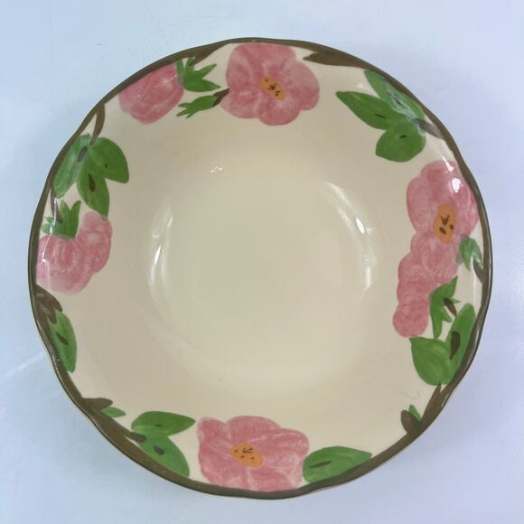 Franciscan Other - Franciscan Desert Rose 8.75 Inch Round Vegetable Serving Bowl Floral Low Profile